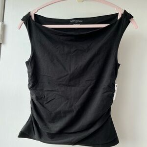 Banana Republic Elegant Black Tank Top double layer